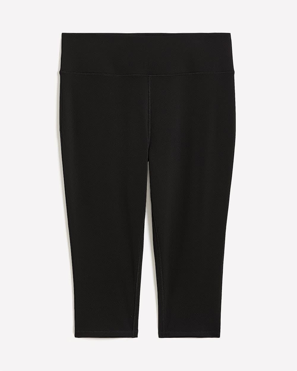 Legging capri noir, tissu responsable - Active Zone