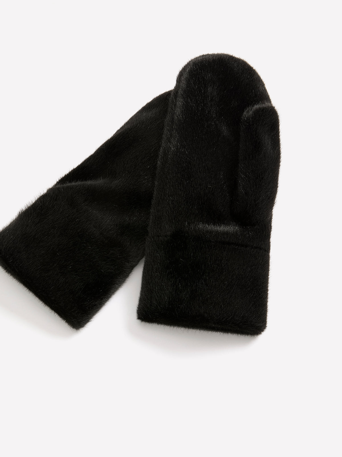 Faux-Fur Mittens