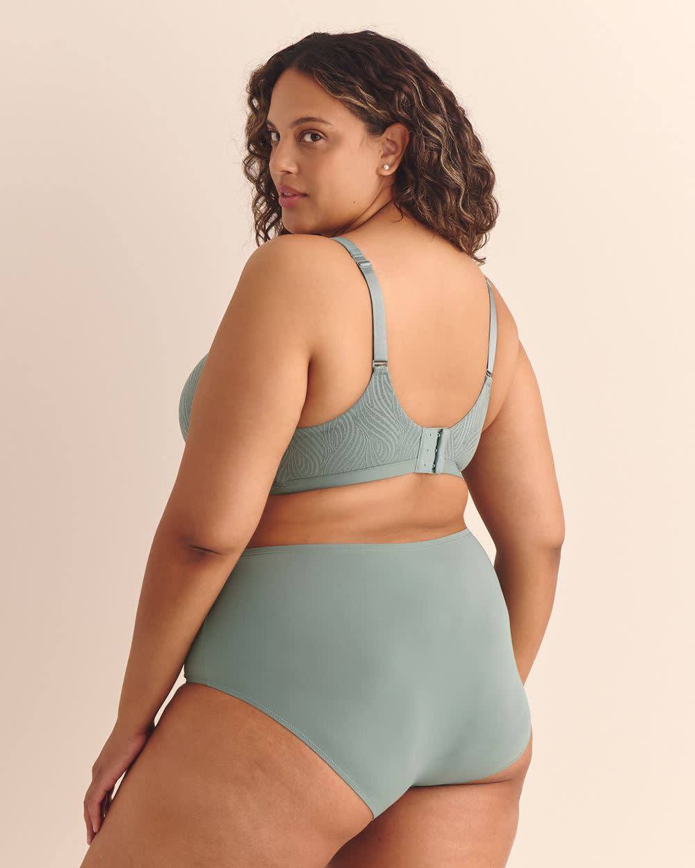 Blue Lace Underwire Padded T-Shirt Bra - ti Voglio