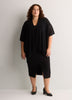 Mixed Pattern Knit Cape