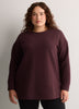 Ottoman Wide Crew Neck Tunic Top - Active Zone