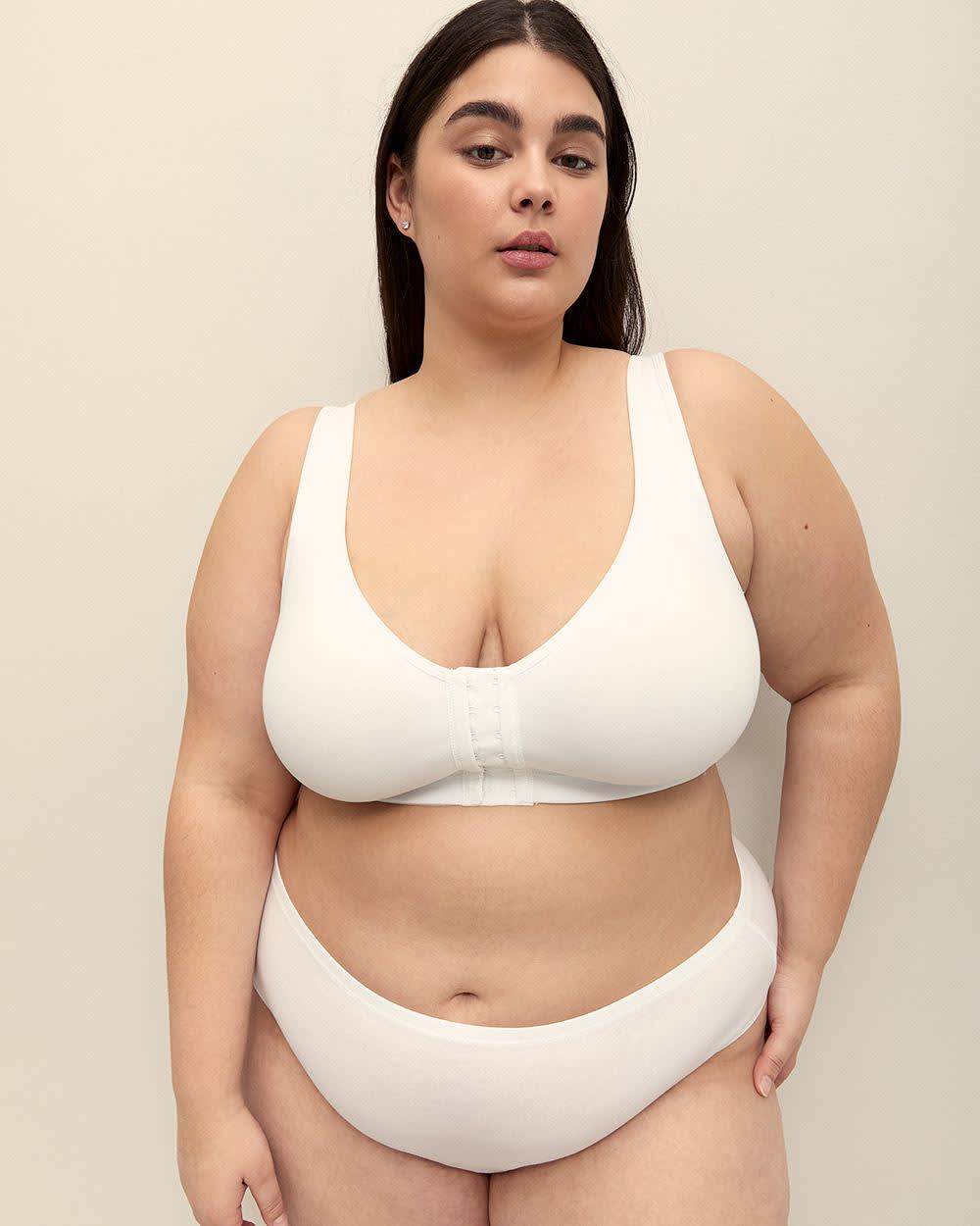 Front Closure Wireless Cotton Bra - tiVOGLIO