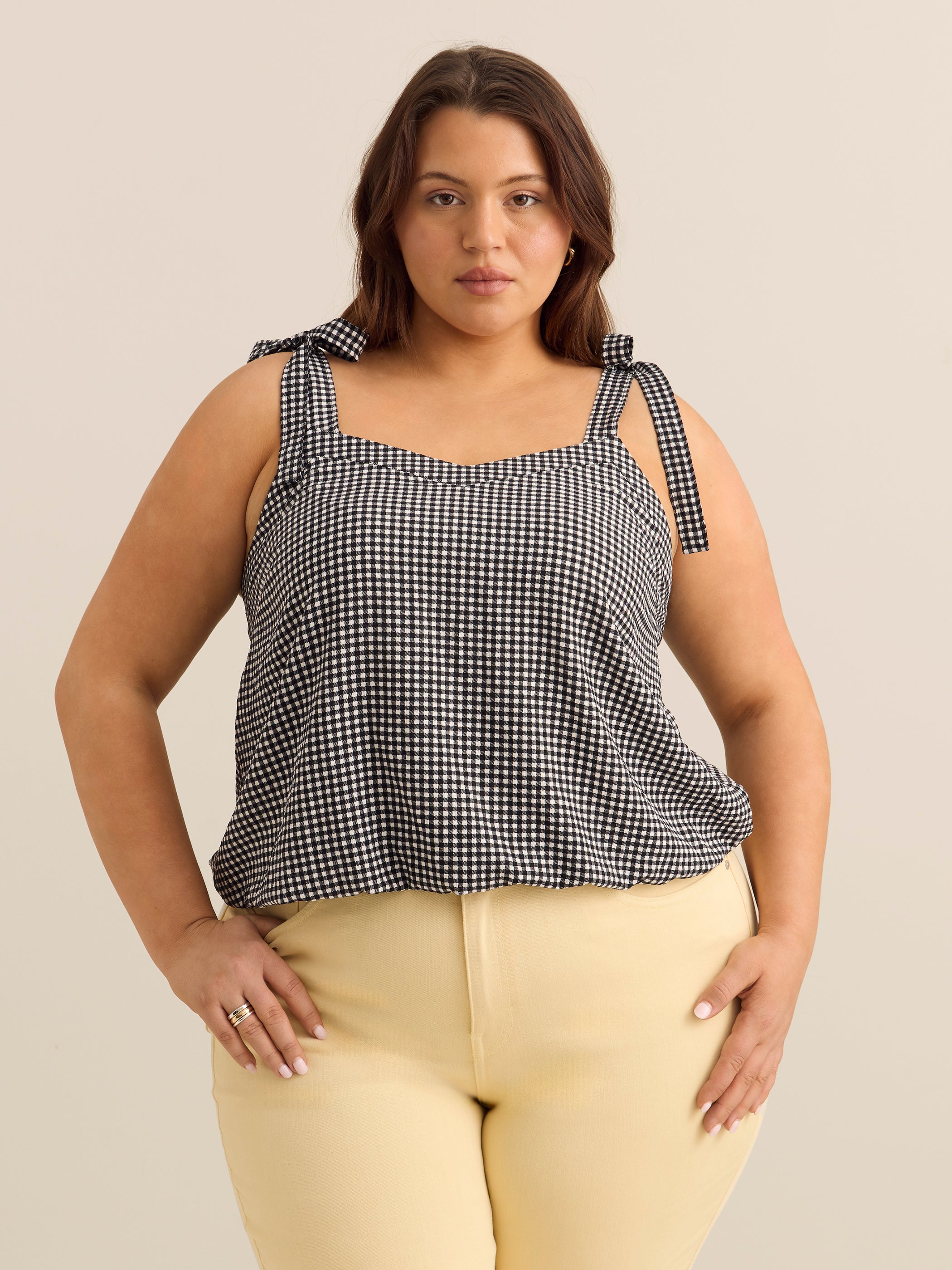 Loose Bubble-Hem Cami - Addition Elle