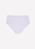 Lavender Gingham Cotton Full Brief - ti Voglio