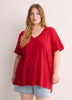 Responsible, Boyfriend-Fit Tee with Slits