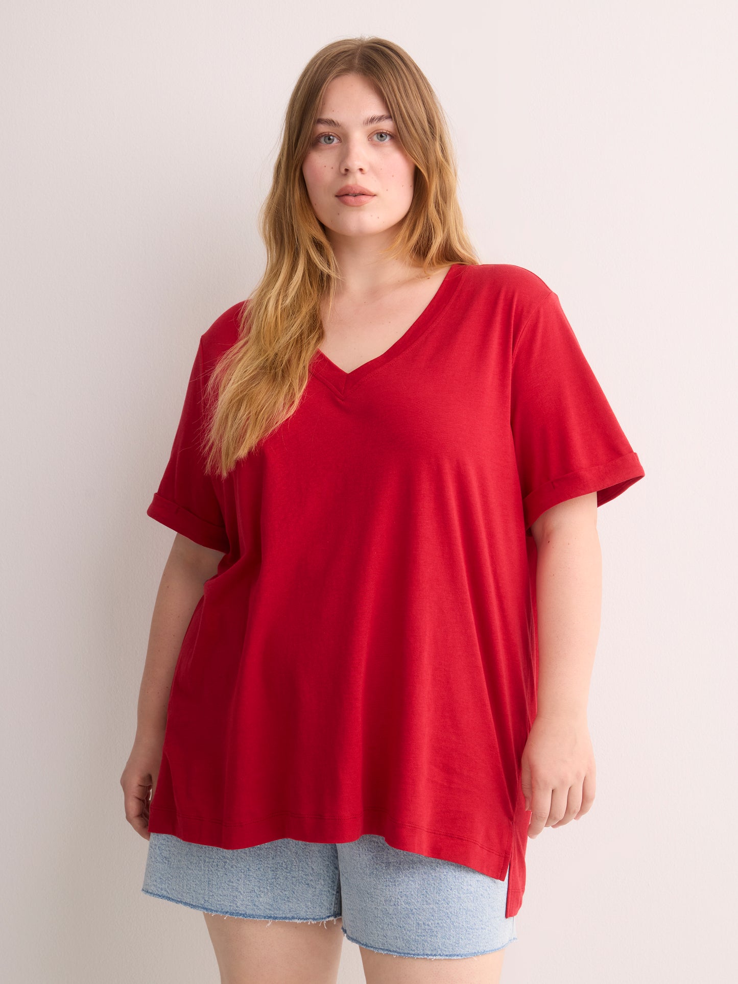Responsible, Boyfriend-Fit Tee with Slits