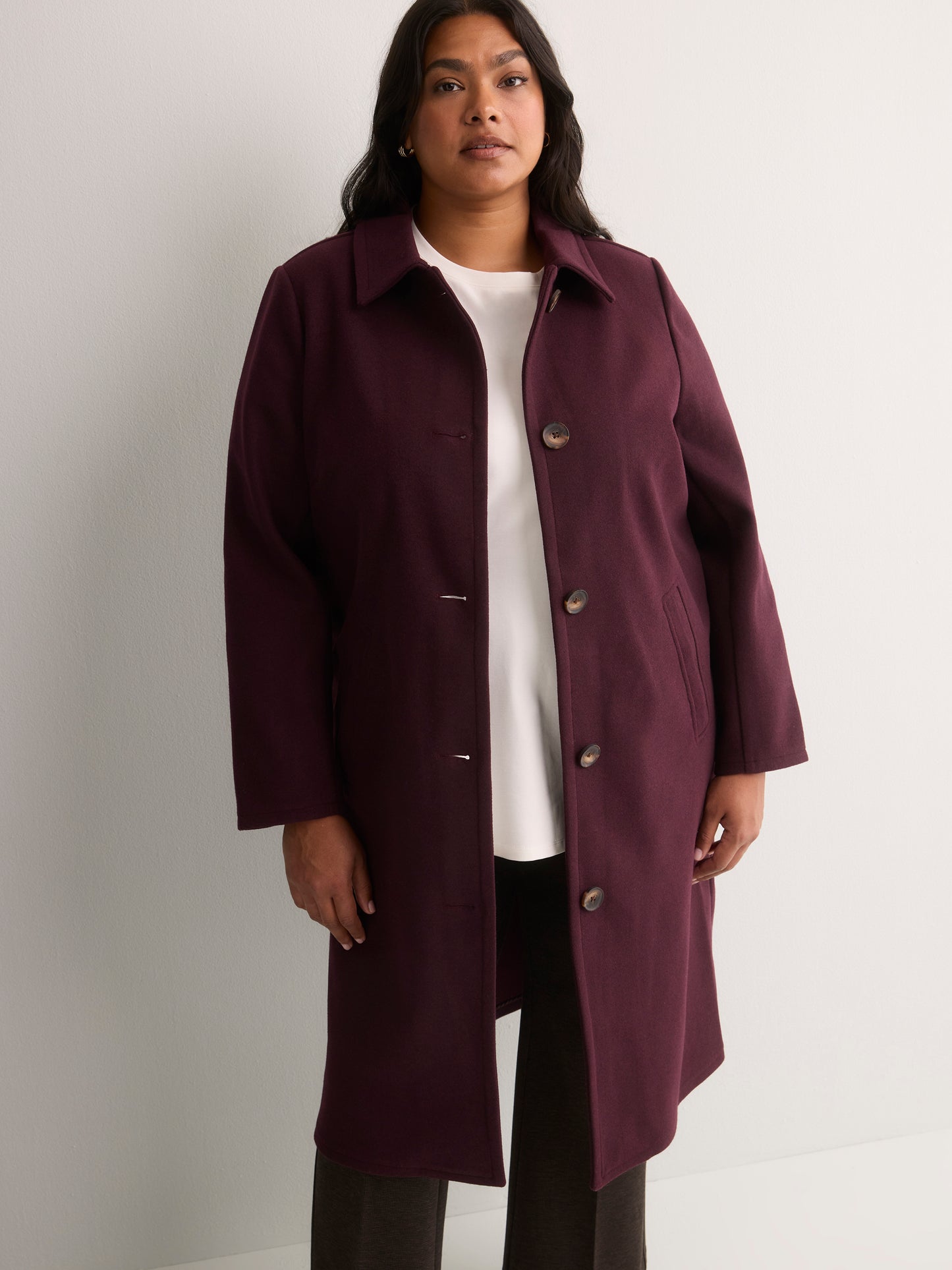 Long Melton Car Coat