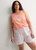 Snoopy Orange-Print Boxer - ti Voglio