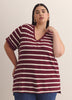Boyfriend-Fit V-Neck T-Shirt - PENN. Essentials