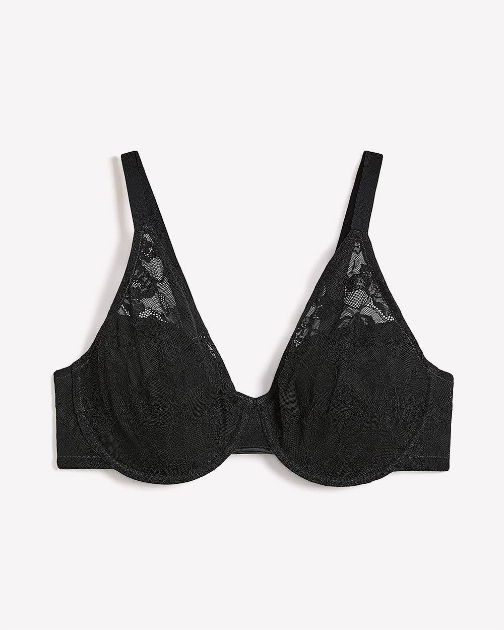 Soutien-gorge balconnet en dentelle, avec armatures - Déesse Collection