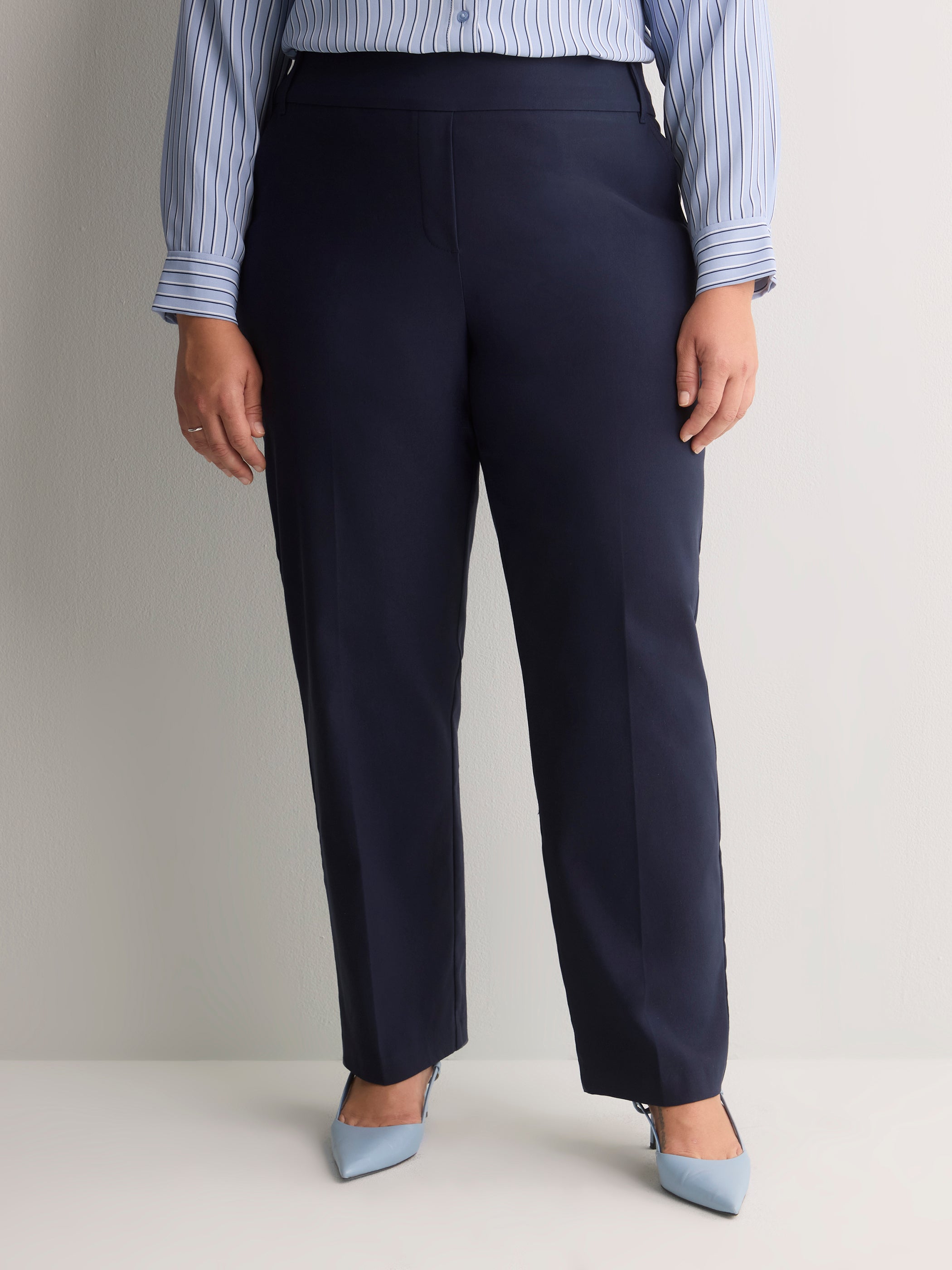 Responsible, Navy Savvy-Fit Straight-Leg Pant - PENN. Essentials