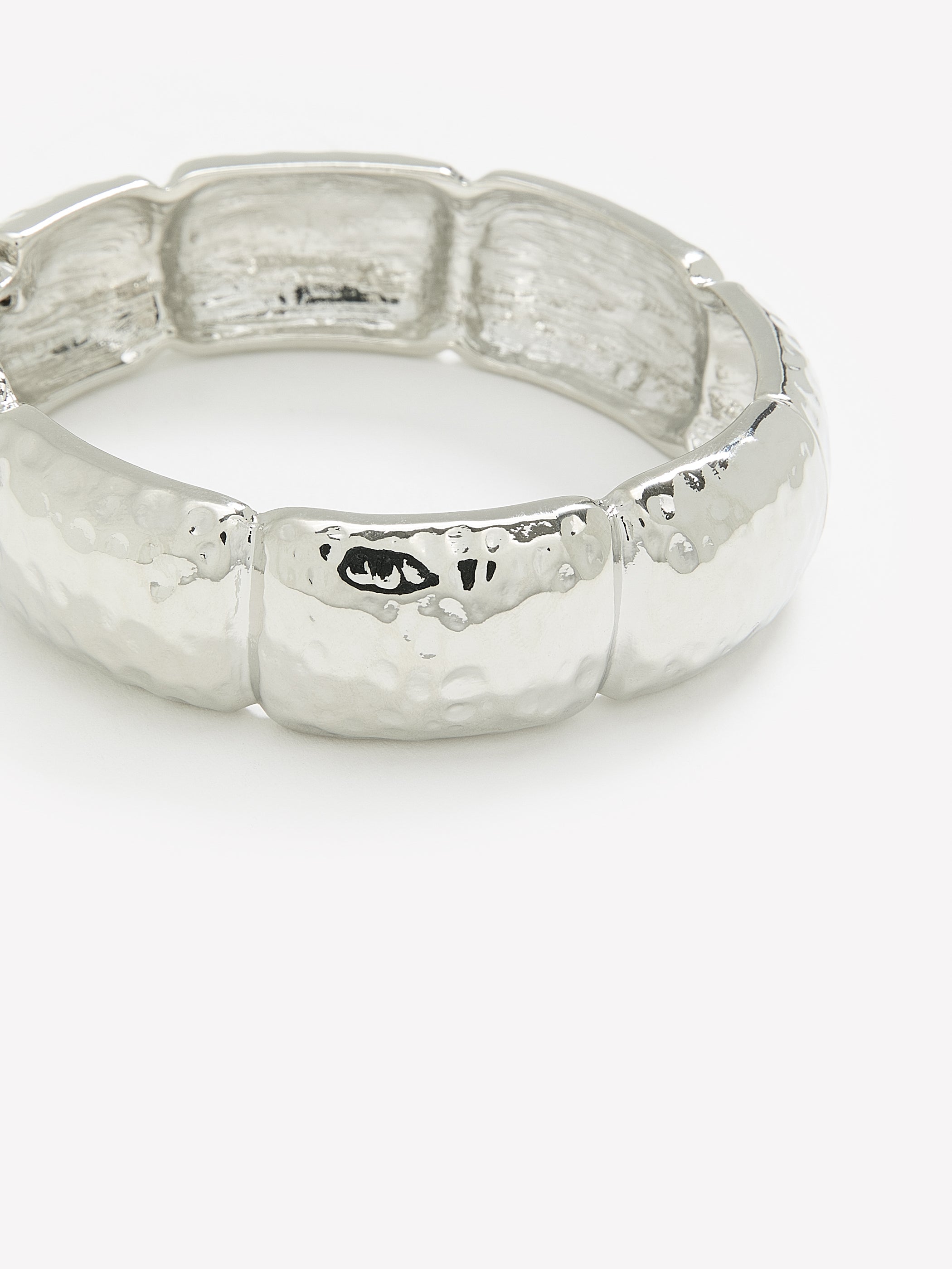 Fancy Hammered Cuff Bracelet