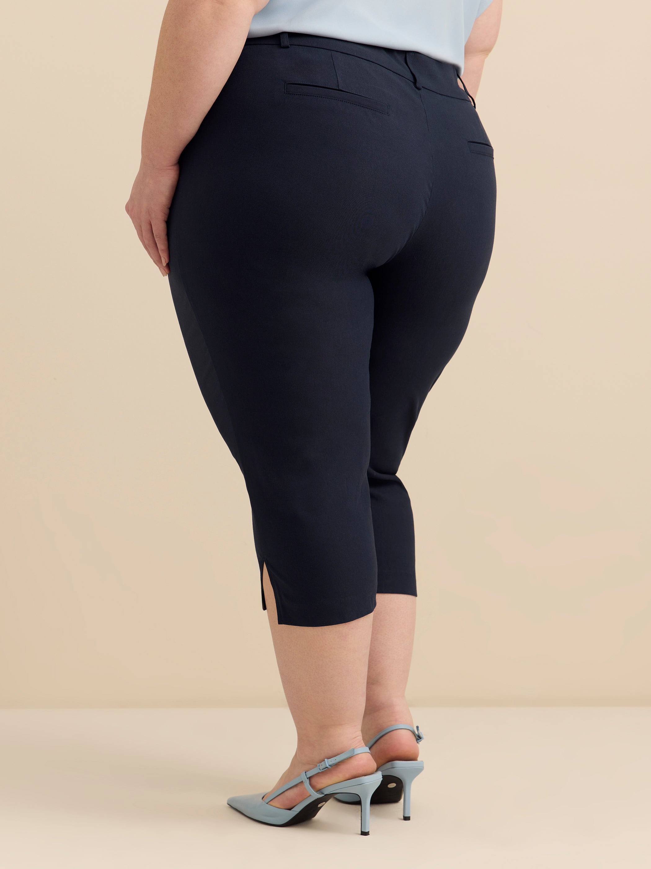 Cotton-Blend Savvy Pant with Pockets