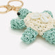 Straw Turtle Keychain and Charm