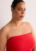 Strapless Eyelet Midi Dress - Addition Elle