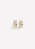 Small Silver and Golden Hoop Earrings