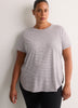 Go Dri Swift Striped Tunic Tee - Skechers