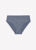 High-Cut Dotted Floral Cotton Brief - ti Voglio