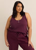 Solid Capri with Adjustable Waistband