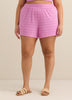 Violet Eyelet Beach Short