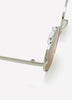 Round Silver Metal Sunglasses