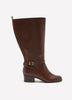 Wide Width, Diona Tall Extra-Wide-Calf Boot with Ankle Harness