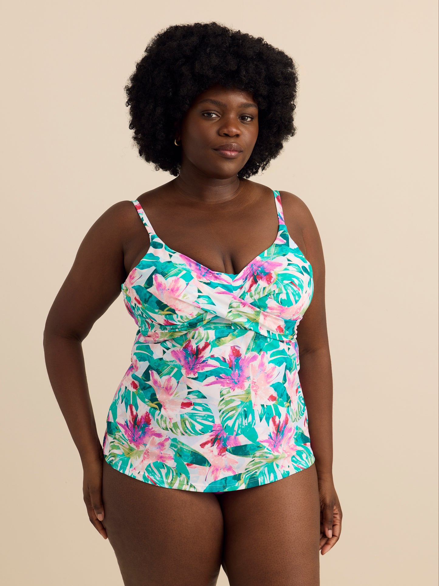 Haut tankini Aeries à  motif - Raisins Curve