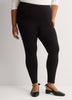 Responsible, Black Legging with Side Shirring