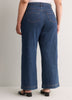 Classic-Fit High-Rise Wide-Leg Studded Denim Pant - d/C jeans