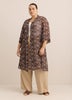 Printed Loose Tunic Overpiece
