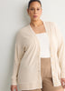 Responsible, Grey Fine Textured Long Cardigan - Active Zone