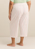 Printed Straight-Leg Pyjama Capri Pant - ti Voglio