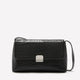 Black Croco Crossbody Handbag