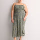 Robe longue sans manches à taille élastique - Addition Elle