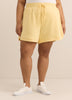 Responsible, Lightweight Beige Tulip-Hem Bermuda Short - Active Zone