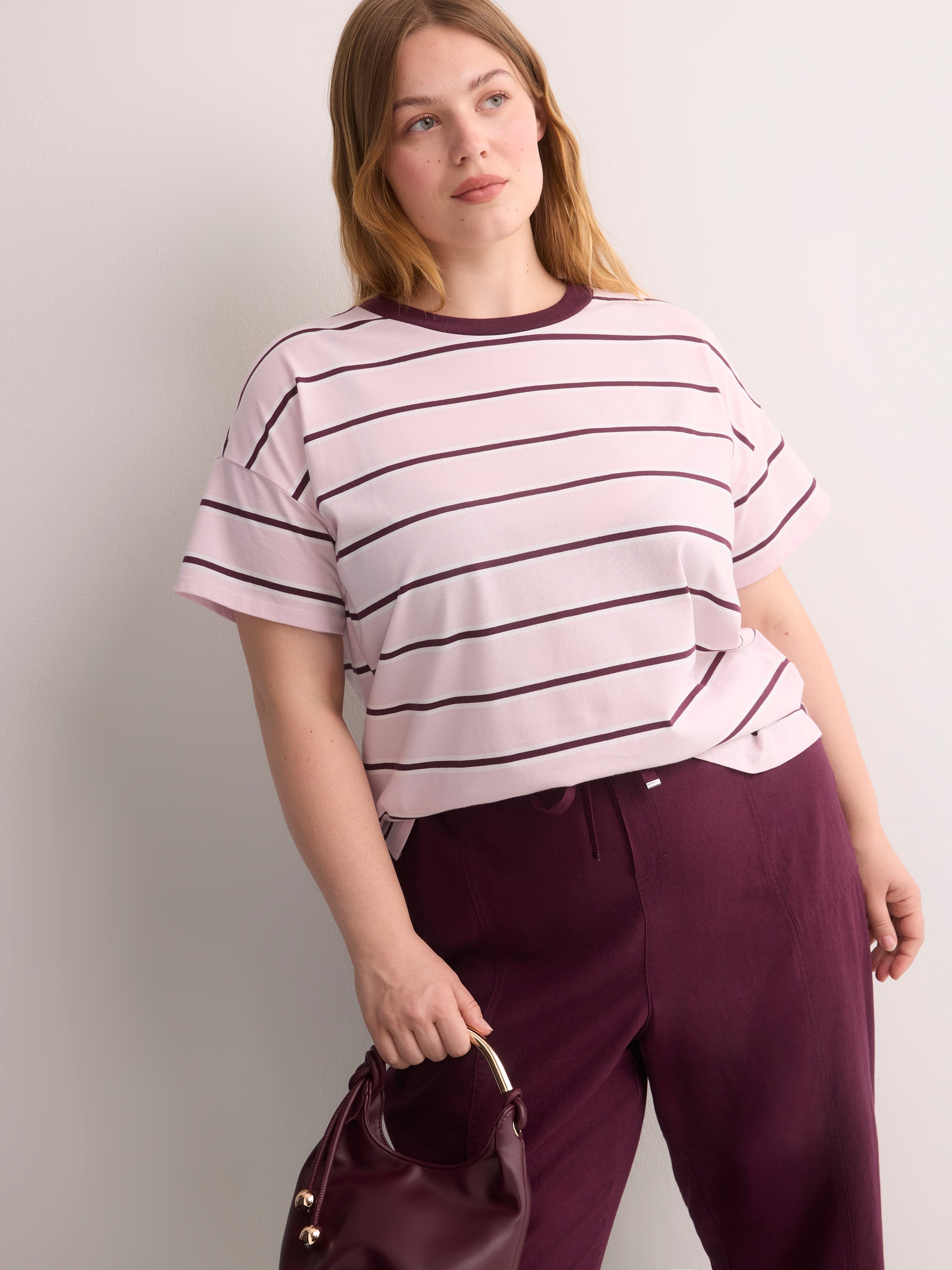 Boxy-Fit Printed Short-Sleeve Crew-Neck T-Shirt