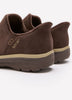 Wide Width, Relaxed-Fit Low-Heel Suede Bootie - Skechers