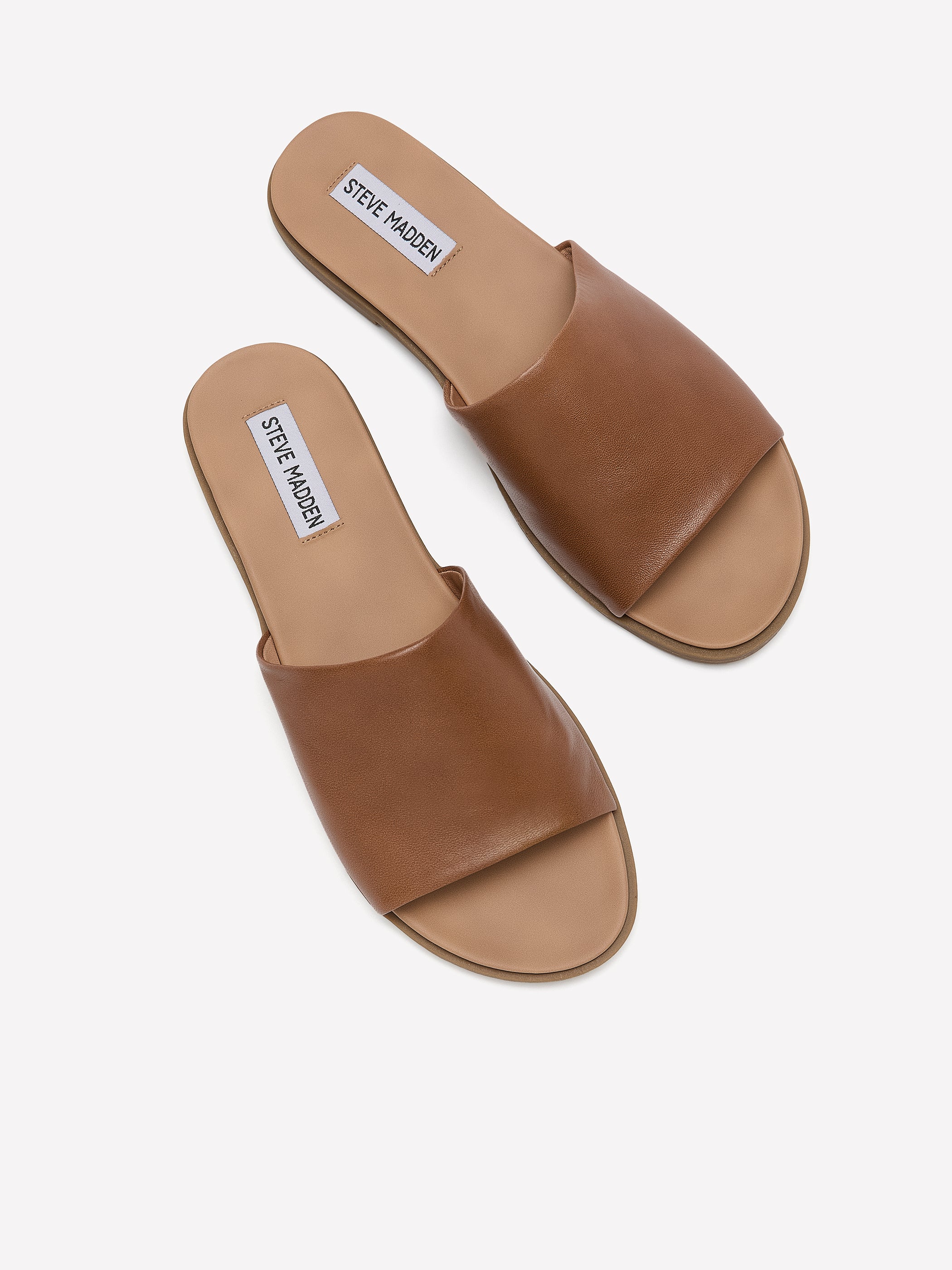 Wide Width, Karolyn One-Band Slip-On Flat Sandal - Steve Madden