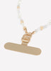 Phone Wristlet Chain with Pearls