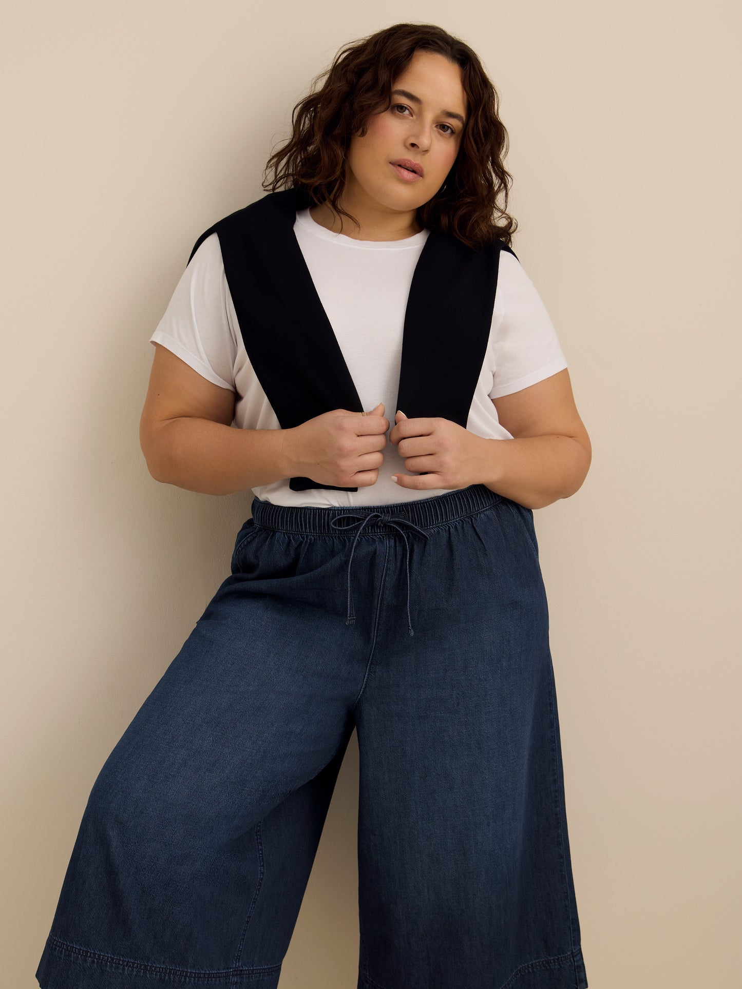 Capri en denim léger à taille mi-haute - d/C JEANS