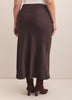Satin Column Maxi Skirt
