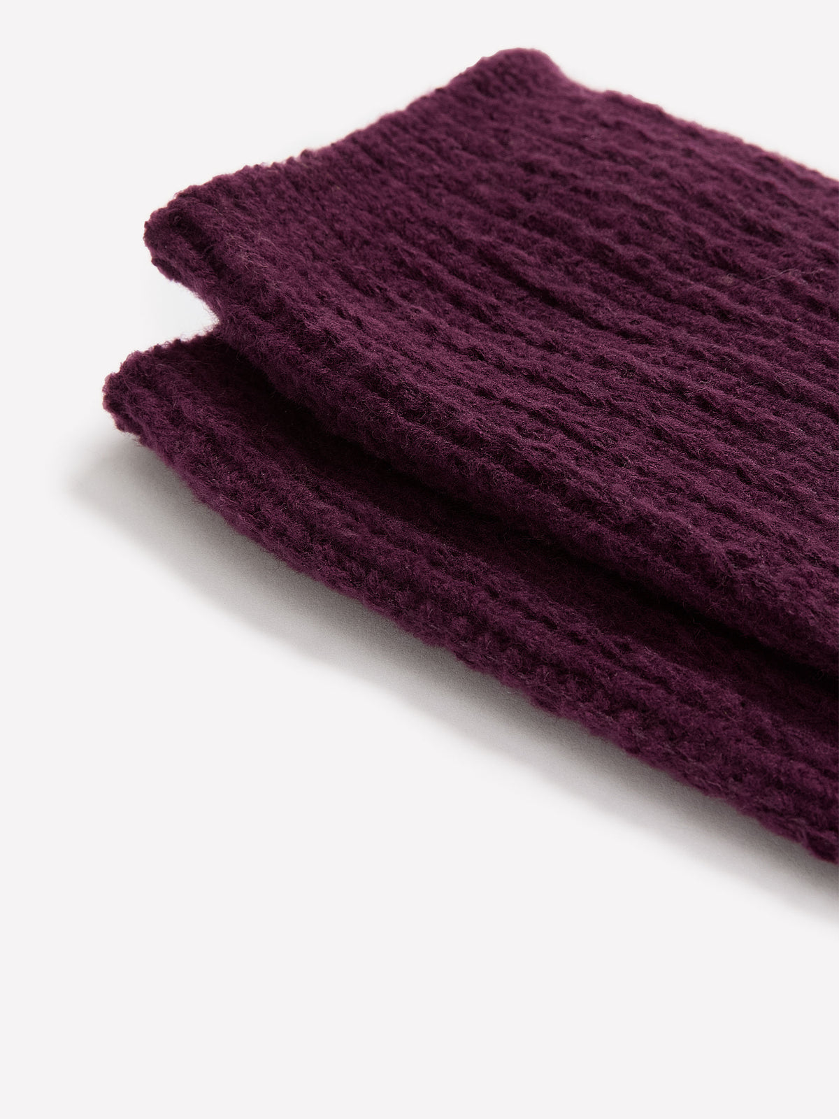 Textured Rib Knit Winter Socks