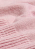 Pink Loose V-Neck Sweater