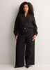 Petite, Classic-Fit High-Rise Wide-Leg Black Denim Pant - d/C jeans