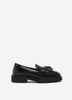 Wide Width, Lauryl Black Leather Loafer with Tassel - Clarks