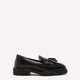 Wide Width, Lauryl Black Leather Loafer with Tassel - Clarks