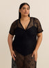 Long Crochet Knit Cover-Up Dress with Keyhole V-Neck - Cover Me
