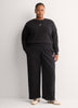 Black Feel Cozy Fleece Sweatshirt with Small Logo - adidas