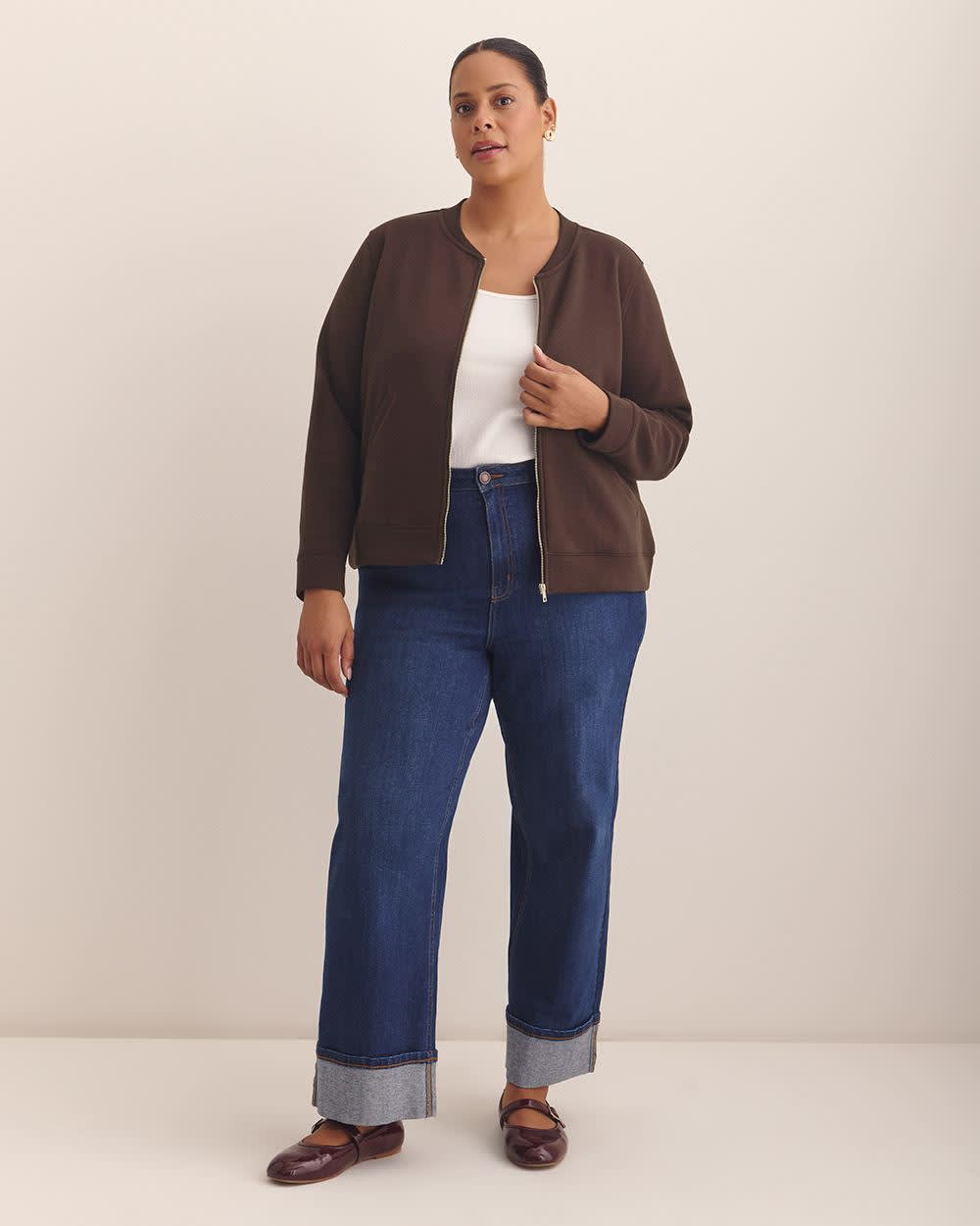 Fleece Bomber Jacket