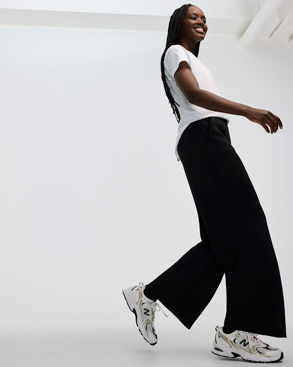 Wide-Leg Pull-On Pant - HYLUX Hyba